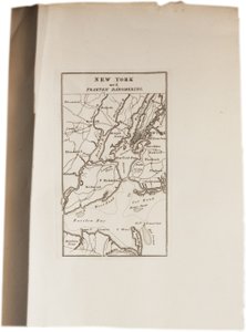 New York térképe, az Egyesült Államok atlaszából, 1824